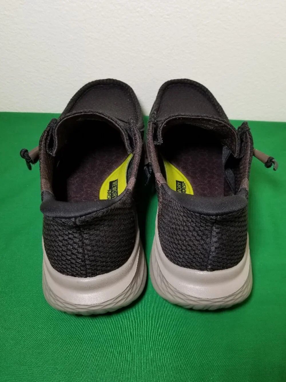 Skechers Go Walk Max Halycon Black Slip-ins Sneaker Mens Size 10 Street Active